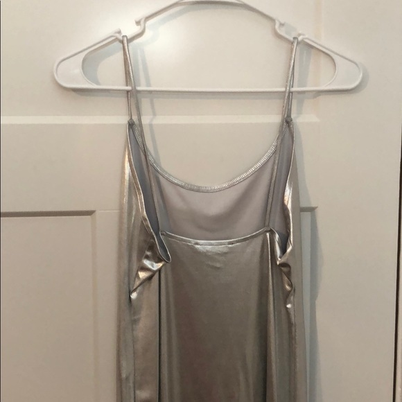 Forever 21 Silver Body Con Dress - Picture 3 of 6